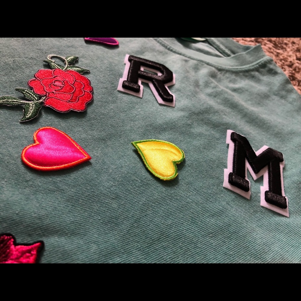 Custom (Comfort Color) T-Shirt W/Patches